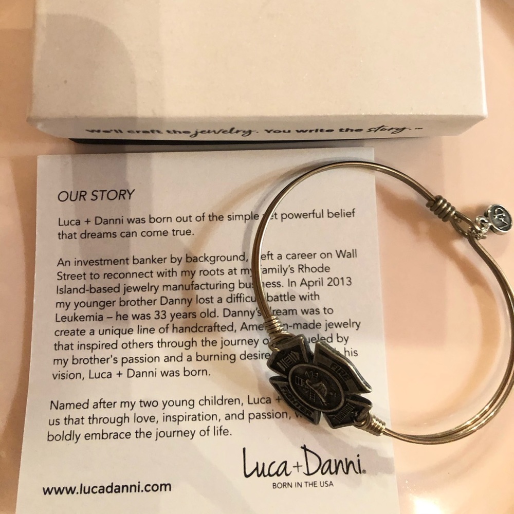 Luca + Danni firefighters bracelet